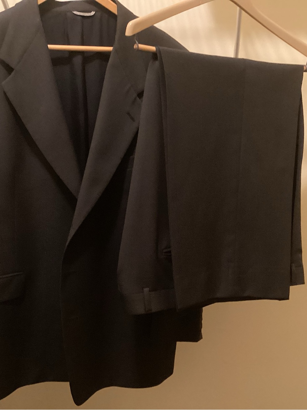 Men's Black Suit Jacket and Trousers - Classic Tailored Fit